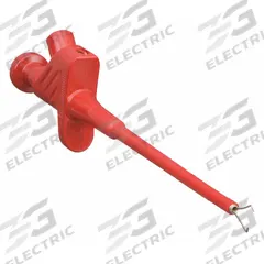POMONA Test Probe: Flex Clip, 6 1/4 in Lg, Red, 300 V Max Volt, 5 A Max Current (MPN 5830-2). Key specifications — Color: Red; Brand: POMONA.