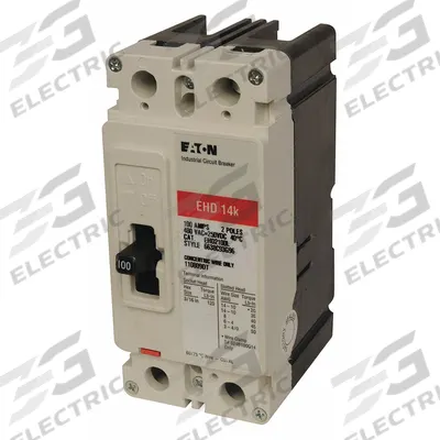 EATON Molded Case Circuit Breaker: 70 A Amps, 18kA at 240V AC, Fixed, ABC, Load Side Lug - FD-Frame Eaton Molded Case Circuit Breakers