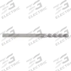 APPROVED VENDOR Ball End Mill: Carbide, TiCN Coated, 4 Flute, 1/4" Mill Dia, 1-1/2" LOC, 6" OAL (MPN 229-001026C)
