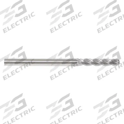 APPROVED VENDOR Ball End Mill: Carbide, TiCN Coated, 4 Flute, 1/4" Mill Dia, 1-1/2" LOC - General Purpose Carbide Ball End Mills