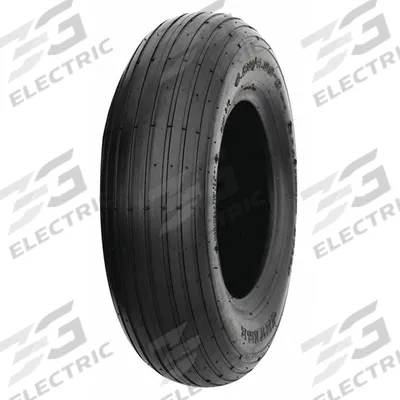 HI-RUN Wheelbarrow Tire: 4.00-6 Tire Size, Mfr Part # CT1006, 300 lb Wt Capacity - Wheelbarrow Tires