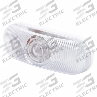 GROTE Back-Up Light: Incandescent, Backup/Reverse Light, Clear, Oval, 2 1/4 in Overall Ht - Backup/Reverse Lights