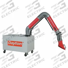DAYTON Industrial Air Cleaner: 1,100 cfm, 8 ft Arm Lg, MERV 17 (MPN 2HNT3). Key specifications — Manufacturer Part Number: 2HNT3; Brand: DAYTON; Input Voltage (Nominal): 120V.