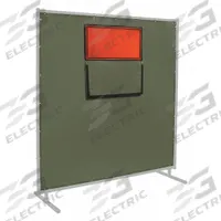 STEINER Welding Curtain with Window: Cotton Duck, 6 ft Ht, 8 ft Wd, Olive Green (MPN 301-338F-6X8). Key specifications — Brand: STEINER; Curtain Material: Cotton Duck.
