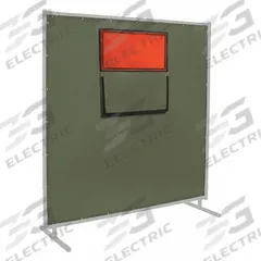 STEINER Welding Curtain with Window: Cotton Duck, 6 ft Ht, 8 ft Wd, Olive Green (MPN 301-338F-6X8). Key specifications — Brand: STEINER; Curtain Material: Cotton Duck.