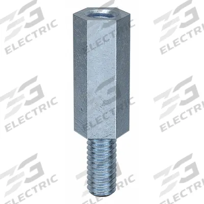 APPROVED VENDOR Standoff: Male x Female, M2.5x0.45 Thread Sz, 15.6 mm Lg, Hex, Steel, Zinc-Plated - Steel Male x Female Standoffs