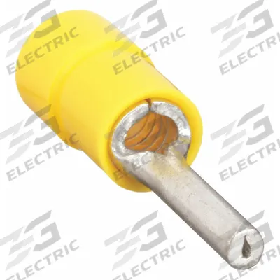 3M Pin Terminal: Yellow, Vinyl - Insulated Pin Terminals