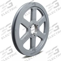 APPROVED VENDOR V-Belt Pulley: B184, 1 Groove, 18.75 in OD, Bushed Bore, SK, Quick Detachable (MPN 1841B). Key specifications — Pulley Industry Number: B184; Pitch Diameter: 18.4 in (5L, B); For Belt Section (broad, with similar types): 4L, A, or AX.