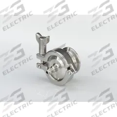 VNE Air Blow Check Valve: Poppet, Inline Valve Body, 2 in Pipe Size, For Fluids Media, Clamp, Std (MPN EG62A-6L2.0). Key specifications — Average Surface Roughness (Ra): 32 micron-in; Brand: VNE; 3-A Compliance: Meets 3A Sanitary Standards.