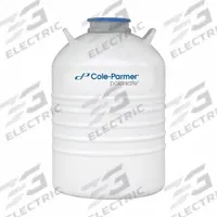 COLE-PARMER Cryogenic Dewar: 30 L Capacity, 18 1/4 in Overall Dia, 25 7/8 in Overall Ht, Aluminum (MPN 4426056). Key specifications — Brand: COLE-PARMER; Material: Aluminum; Includes: Level Rulers; Included Safety Features: Lockable.