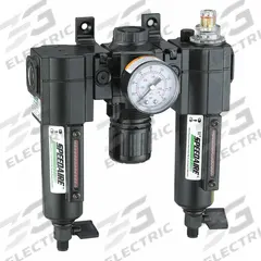 SPEEDAIRE Filter/Regulator/Lubricator: 1/4 in NPT, 51 cfm, 250 psi Max Op Pressure, 5 micron (MPN 7D692). Key specifications — attr109524: SPEEDAIRE.
