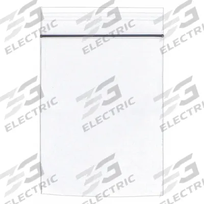 APPROVED VENDOR Reclosable Bag: 2 mil Thick, 3 in Wd, 4 in Lg, Hang Hole Not Included, Bag - Single-Zip Reclosable Poly Bags