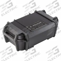 PELICAN Protective Case: Black, Stationary, 2.34 lb Wt, ABS/Polycarbonate (MPN R60). Key specifications — Closure Type: Dual-Pivot Hinge Latch; Material: ABS/Polycarbonate; Brand: PELICAN.