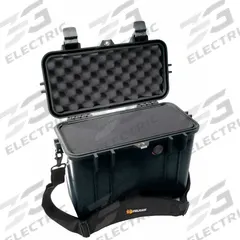 PELICAN Protective Case: 5 3/4 in x 13 5/8 in x 11 3/4 in Inside, Convoluted/Pick and Pluck/Solid (MPN 1430). Key specifications — Closure Type: Double Throw; Brand: PELICAN; Carry-On Size: Yes.