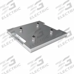 VEKTEK Fixture Plates: Steel, Rectangular, 104.5 lb Wt, 400 mm W x 400 mm L x 60.1 mm H, 4 Studs (MPN 572140). Key specifications — Product Type: Fixture Plate; Brand: VEKTEK.