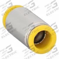 PARKER Push-Fit Union Fitting: 12 mm OD x 12 mm OD Size, Push-to-Connect x Push-to-Connect, Brass (MPN 62PLP-12M). Key specifications — Brand: PARKER.