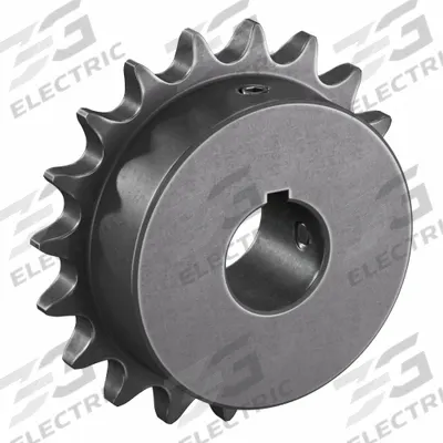 TRITAN Roller Chain Sprocket: 40, For 1/2 in Chain Pitch, 7/8 in Bore Dia, 19 Teeth - Size 40 Fixed-Bore Roller Chain Sprockets