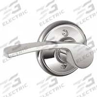 SCHLAGE Door Lockset: Dummy Lever Locksets, Chrome, ADA Compliant (MPN F170 MER 625 LH). Key specifications — Ligature Resistance: Not Ligature-Resistant; Brand: SCHLAGE; Visual Indicator Message: No Message; Lockset Style: Merano; ADA Compliant: Yes; Finish: Bright Chromium-Plated : Brass.