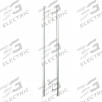 R&B WIRE PRODUCTS INC. Single Panel Curtain Rods and End Clips (MPN PSS-CR-SET). Key specifications — Brand: R&B WIRE PRODUCTS INC.; Color: White; Product Type: Single Panel Curtain Rods and End Clips; Material: Steel.