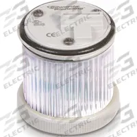 EDWARDS SIGNALING Tower Light Module: Flashing/Steady, 120V AC, White, 48 mm Overall Dia, 200 Class (MPN 248LEDMW120A). Key specifications — Brand: EDWARDS SIGNALING; Compatible with Series: 200 Class; Lens Color: White; Operating Voltage: 120V AC; Manufacturer Part Number: 248LEDMW120A.