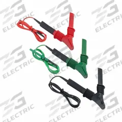 FLUKE Test Lead Set: CAT II 1000V/CAT III 600V, 11 in Test Lead Lg, Black/Green/Red, TLK1550-RTLC. Key specifications — CAT Safety Rating: CAT II 1000V; Cable/Lead Color: Black; Compatible with Manufacturer Model Number: 1555; Brand: FLUKE.