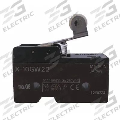 OMRON Snap Action Switch: Hinge Roller Lever Actuator, 1NO/1NC - Roller-Lever Snap-Action Switches