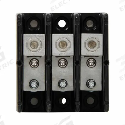BUSSMANN Power Distribution Block: Open, Lug, Stud - Open Blocks with Line Lugs & Load Studs