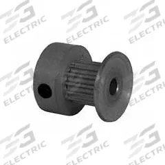 DAYTON Timing Pulley: Modified Curvilinear, Fixed, For GT Timing Belt Section, For 6 mm Belt Wd (MPN 14-2P06-6CA1). Key specifications — Brand: DAYTON; Finish: Clear Anodized; For Belt Series: Powerhouse®.