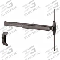VON DUPRIN Surface Vertical Rod: 3 ft Max Door Wd, Bronze (MPN 3327A-NL-3-313-RHR). Key specifications — attr1011860: Exit Device; attr1011837: VON DUPRIN; attr1011847: Surface Vertical Rod; attr1011858: Night Latch; attr1024139: Touchbar; attr1011835: Yes.