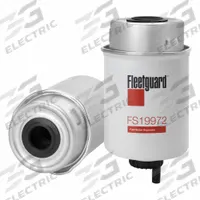 FLEETGUARD Automotive Fuel Filter: 14 1/8 in Overall Lg, 3 1/4 in Outside Dia, 7 1/8 in Overall Ht (MPN FS19972). Key specifications — attr1137520: BF7954-D; attr1137521: FS19972; attr434022: FLEETGUARD; attr1017113: JCB.