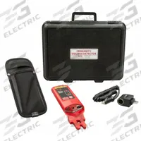 HDE Hot Stick-Compatible High-Voltage Detector: 50 kV to 500 kV, 25 to 400 Hz, Audible/Light (MPN PRX-4). Key specifications — IP Rating: Not Rated; CAT Safety Rating: Not Rated; Brand: HDE; Product Type: Hot Stick-Compatible High-Voltage Detector; Manufacturer Part Number: PRX-4; Includes: PRX-XF Charger Adapter.