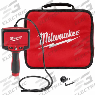 MILWAUKEE Inspection Camera: 640 x 480, 4 ft Shaft Lg, 0.31 mm Shaft Dia, 10 mm Camera Dia - Standard Single View Borescopes