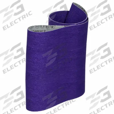 3M CUBITRON 3 Cloth Grinding Belt: 11 3/4 in W x 120 in L, Ceramic, 36 Grit - Cool-Cutting Sanding Belts for All Metals