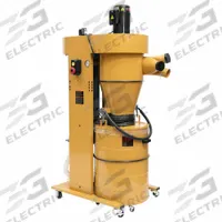 POWERMATIC Wood Dust Collector: Cyclone, 230V AC, 1,543 cfm (MPN PM2200). Key specifications — attr952404: POWERMATIC; attr1018713: 100% @ 1 micron; attr979886: Bag; attr979899: 78 dB.