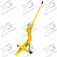 ESCO/EQUIPMENT SUPPLY CO Forklift Jack: Steel, Trigger, 7.5 ton Load Capacity, 2 1/4 in Min Lift (MPN 10437). Key specifications — Brand: ESCO/EQUIPMENT SUPPLY CO; Lifting Actuator: Trigger; Body Material: Steel.