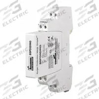 BUSSMANN Universal Surge Protection Device: Single Phase, 5V DC, 4 Poles, 4 Wires, L-G/L-L, 6 V DC (MPN BSPD5DINLHF). Key specifications — Voltage: 5V DC; Number of Wires: 4 Wires; Modes of Protection: L-L; Max. Continuing Operating Voltage: 6 V DC; Voltage Protection Rating: 550V (L-G); Filtering: No; Enclosure Material: Polyamide; Mounting Style: DIN-Rail.