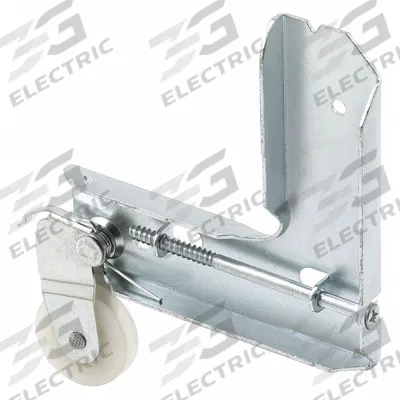 PRIME-LINE Corner and Roller: Corner and Roller, 9 23/64 in Overall Ht, 9 23/64 in Overall Lg - Screen Door Hardware