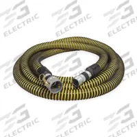 Suction and Discharge Hose: 3 in Hose Inside Dia., 12 psi, Black/Yellow, 3 in x 3 in Fitting Size (MPN SH300-30CN). Key specifications — Temp. Range: -40° to 140°F; Hose Color: Black; Brand: APPROVED VENDOR.