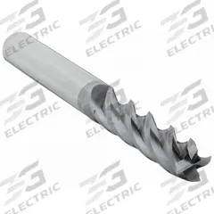 CLEVELAND Square End Mill: Carbide, TiAlN Coated, 4 Flute, 7/16" Mill Dia, 1" LOC, 3" OAL (MPN C80037)
