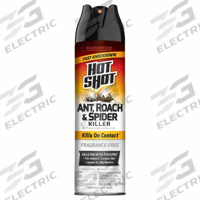 HOT SHOT Crawling Insect Killer: For Use On Crawling Insects, Aerosol Spray Can - Insecticides for Crawling Insects
