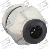 AIGNEP USA Push-Fit Adapter Fitting: 6 mm OD x 3/8 in Pipe Size, Push-to-Connect x Universal Thread (MPN 50000N-6-3/8). Key specifications — Brand: AIGNEP USA; Thread Size A: 3/8.