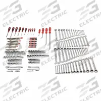 MILWAUKEE Mechanics Tool Set: 191 Total Pcs, Metric/SAE, 1/4 in/3/8 in Socket Drive Size, Tool Case (MPN 48-22-9489). Key specifications — attr538253: MILWAUKEE; attr548973: (5) Locking Plier; attr548974: (6) Screwdriver; attr548975: (50) 1/4" Drive Ratchet and Socket; attr548983: (4) Combination Wrenches.