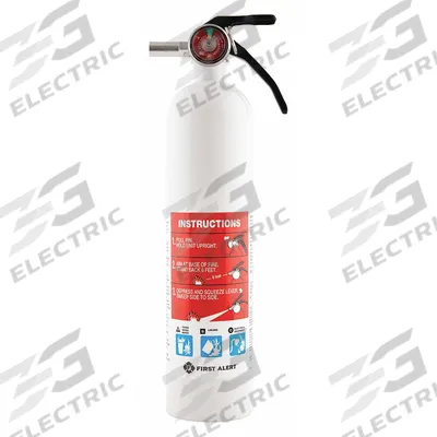 FIRST ALERT Fire Extinguisher: 2.5 lb Extinguisher Capacity, 1A:10B:C - Class ABC Fire Extinguishers