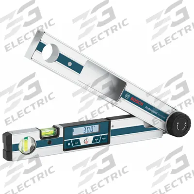 BOSCH Digital Angle Finder: 0°to 220°, Included, 2 Level, 17 5/8 in x 2 in, LCD - Digital Protractors