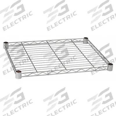 APPROVED VENDOR Wire Shelf: 60 in x 36 in, 1 Shelves, Split Sleeve, 600 lb Load Capacity - Wire Shelves for Dry Use