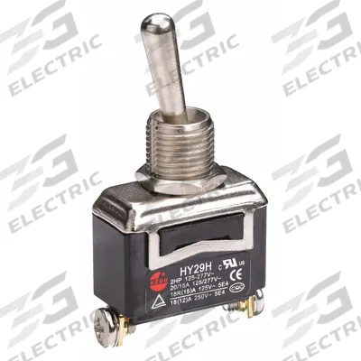 APPROVED VENDOR Toggle Switch: 2 Position, 2 Connections, SPST - Panel-Mount Toggle Switches