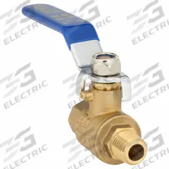 APPROVED VENDOR Manual Two-Way Ball Valve: 1/4 in, Straight, MNPT x FNPT, Full Port Ball Port, Lever (MPN 6GD21). Key specifications — Brand: APPROVED VENDOR; Handle: Lever.
