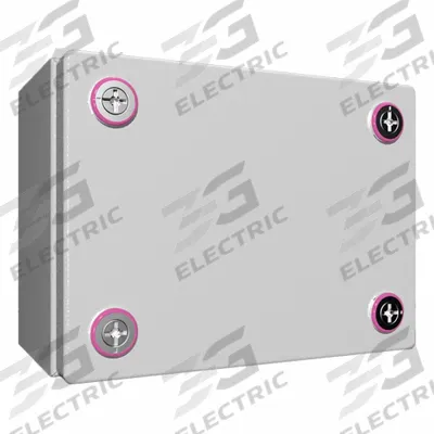 RITTAL Enclosure: Light Gray, Steel, 5 in x 7 in x 5 in, NEMA 1/12/3R/4 - Metallic Boxes