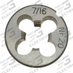 WESTWARD Alloy Steel Die, 7/16-20 UNF: CCT1060-115, Die