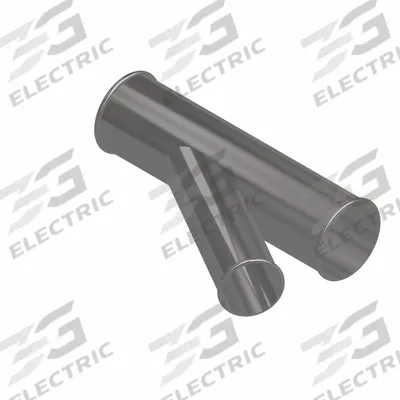 NORDFAB Dust Collection Duct and Fittings: Steel, For 3 in_4 in Duct Dia, 15 in Overall Lg - Branches